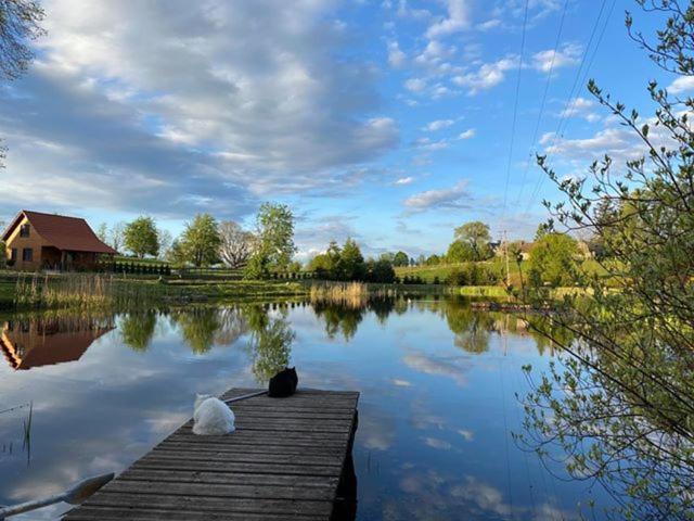 Ranczo Nad Stawem Villa Ryn  Exteriör bild